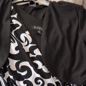 Enfocus Studio Black and White Dress